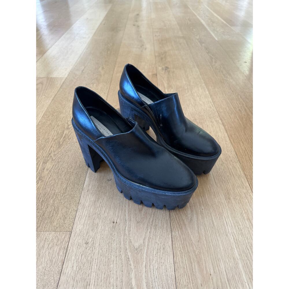 Stella McCartney - Chunky Lug Sole Platform Clogs in Black